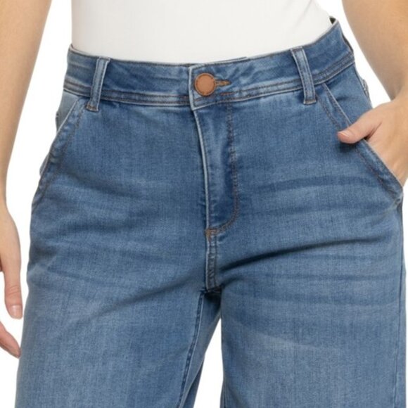 NEW Democracy AbTechnology Slash Pocket Jeans - High Rise, Wide Leg 1225 3s7 - Picture 5 of 6